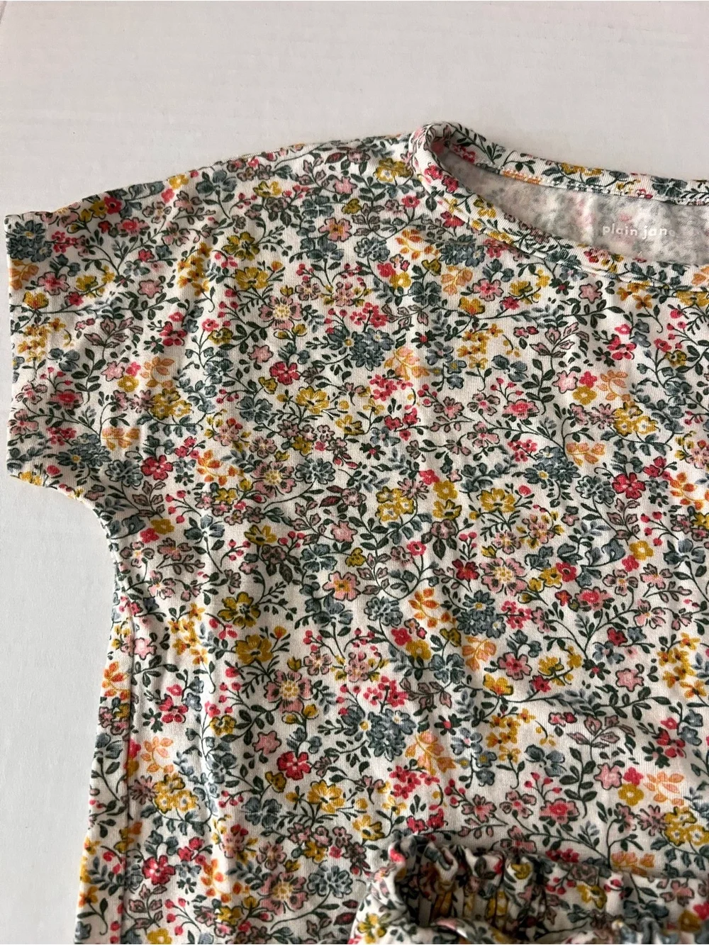 Plain Jane Kids Floral Short Set